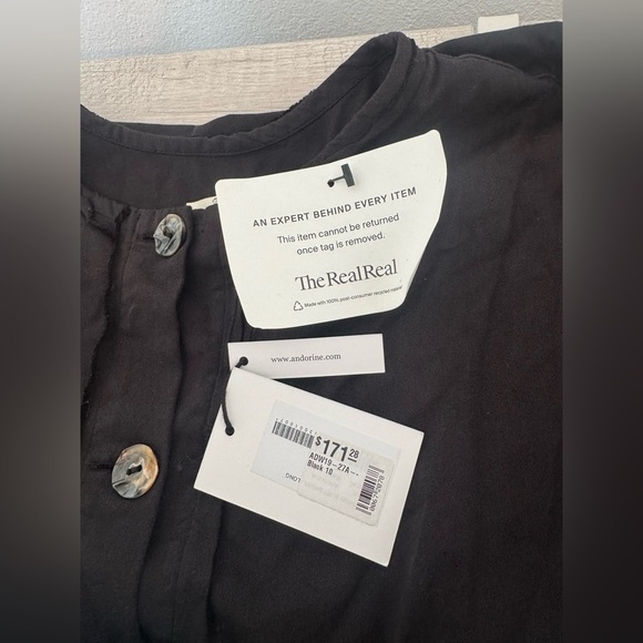 Andorine Girls Upscale Boutique Black Layered Dress NWT Size 12 - Picture 9 of 10